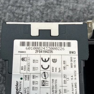 Used Telemecanique LR2K0303 Misc Electrical & Power Parts California US | Davliegogo LLC #1710420