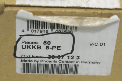 50 NEW PHOENIX CONTACT UKKB5-PE TERMINALBLOCKS UKKB5PE