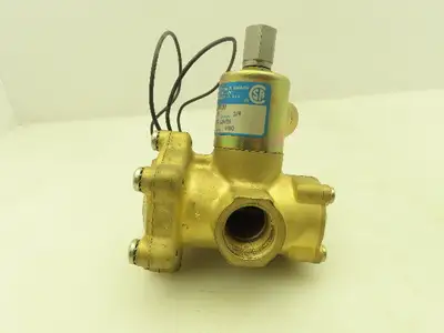 Honeywell Skinner L5LB5150 Solenoid Valve 3-Way NO 120V 10-150 PSI 3/4" NPT