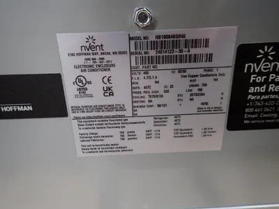 Used NVENT HB160846G040 Air Conditioning Equipment Ohio US | HGR 24 #729564