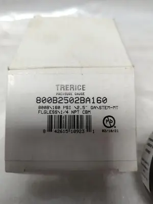 New | in-Stock TRERICE 800B2502BA160 Universal Pressure Meters | Surplus Asset Holdings #1219988