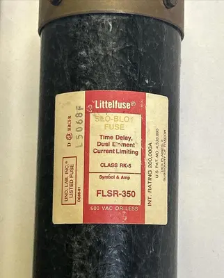 New | in-Stock LITTELFUSE FLSR-350 Miscellaneous Equipment (Electrical & Power) Ohio US | Surplus Asset Holdings #1235404