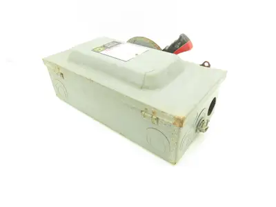 Square D H362N Fused Safety Disconnect Switch 60A 600VAC 600VDC 3 Pole
