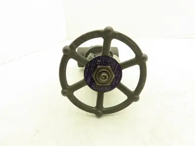 Bonney Forge A105N Gate Valve 1-1/2" NPT Forged Steel Rising Stem