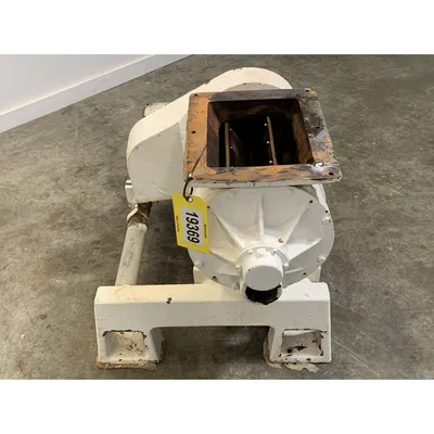 Used 10" Blow Thru Mild Steel  Rotary Airlock Valve