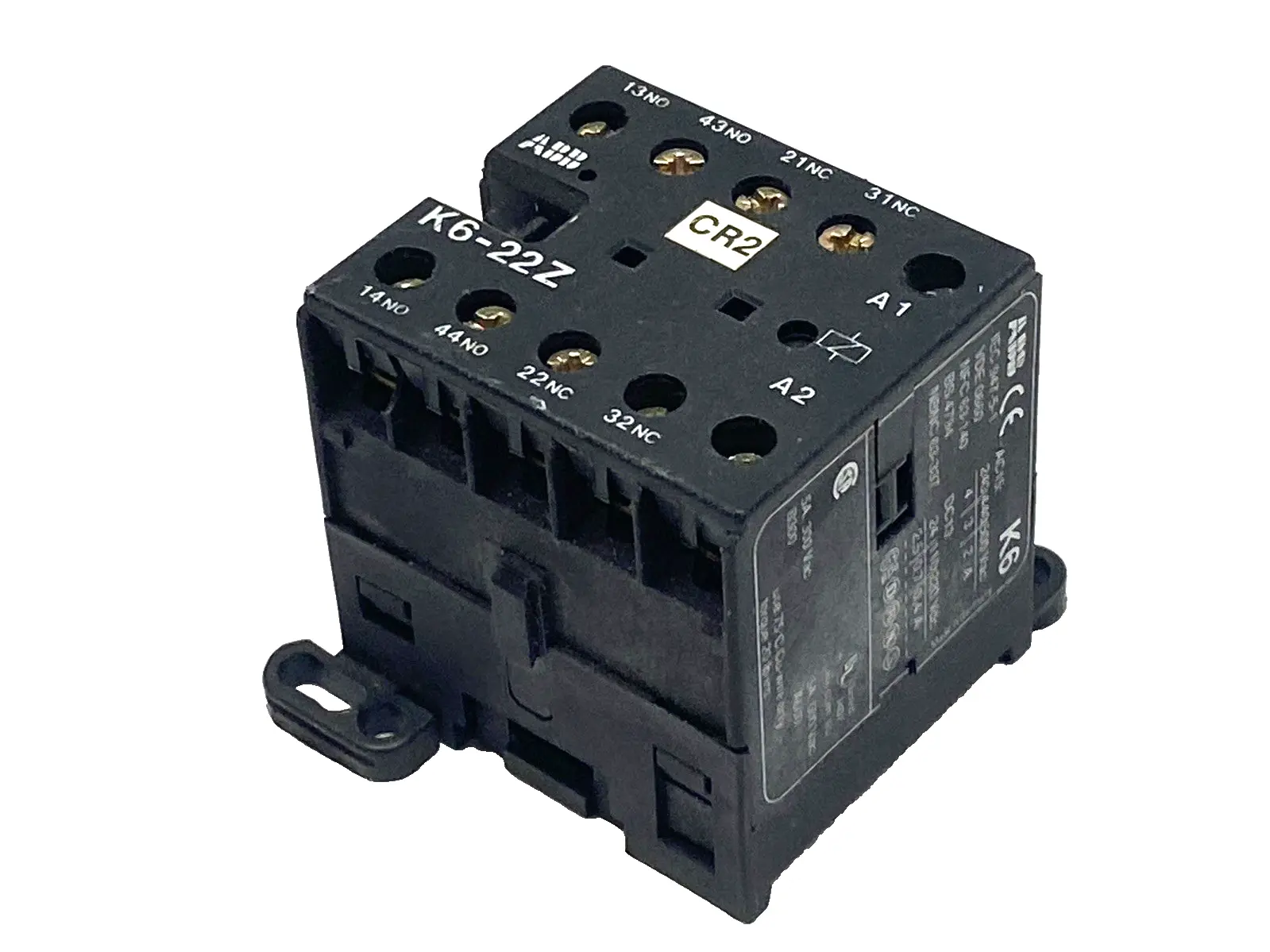 Used ABB Mini Contactor Relay 4-Pole 2NO 2NC Screw Terminal PLC Contactors Michigan US | Maverick Industrial Sales #1401395