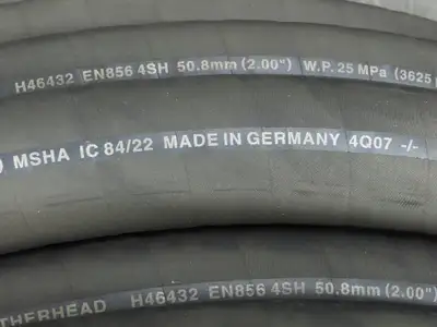 Weatherhead H46432 High Pressure Rubber Hydraulic Spiral Hose 2" ID x 120'