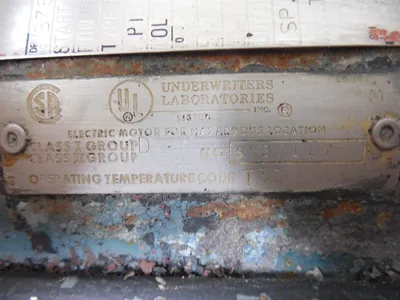 Limitorque B78V0878M-UN 5.1 HP Electric Motor 1680 RPM Used