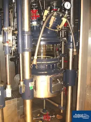 USED R&M Italia 100 Liter R & M Italia Glass Lined Reactor Set