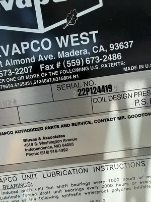 USED EVAPCO AT 212-4N24