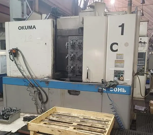 Used 2001 OKUMA MA-50 HB Horizontal Table Type Boring Mills SK | UCY Industrial GmbH #385600