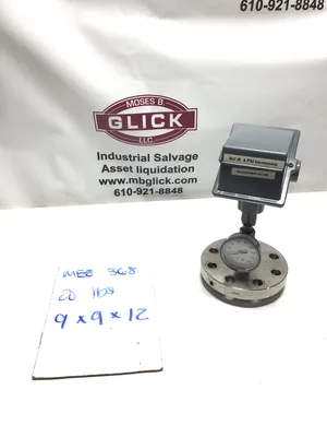 Ashcroft 300B/H400-S134B Differential Pressure Switch Set @ 4 PSI Increasing