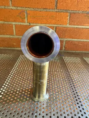 Used ALFA LAVAL STAINLESS STEEL  90 DEGREE KF 50  ELBOW NIPPLE VACUUM FITTING Valves/Fittings California US | Equipment Lab #1334499