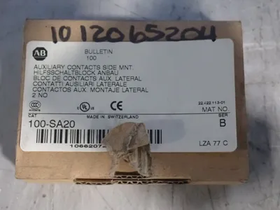 Used ALLENBRADLEY 100SA20 Contact Blocks Ohio US | HGR 24 #1132079