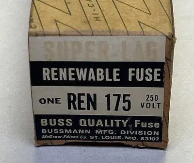 Used BUSSMANN REN175 Miscellaneous Equipment (Electrical & Power) | Surplus Asset Holdings #1199468