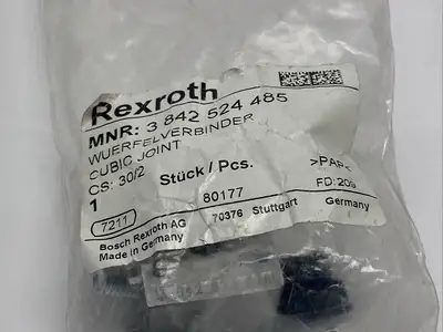 3 842 524 485 | Bosch Rexroth 3842524485 Cubic Joint 30/2 Set - New