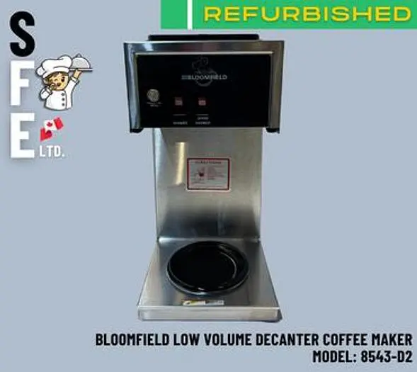Used BLOOMFIELD 8543 Coffee Equipment British Columbia CA | Surrey Food Equipment #430856