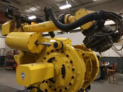 Used 2012 FANUC M900IA/600 6 AXIS CNC ROBOT WITH R30IA & 15' 7TH AXIS TRACK Robots | Harbor Machinery Inc. #1283294