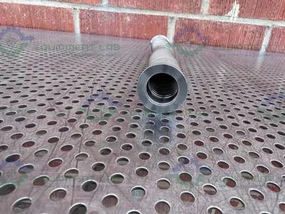 Stainless Steel Bellows Flexible Vacuum Hose 10" w/ KF 25 Fitting