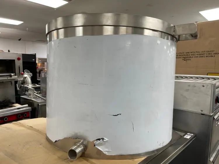 New | in-Stock Falcon Restaurant Supply New 180qt Stainless Steel Stock Pot with Drain Cooking Kettles Illinois US | Falcon Restaurant Supply #1376236