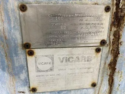 USED 1992 NIXON VICARB INC. OH812.5