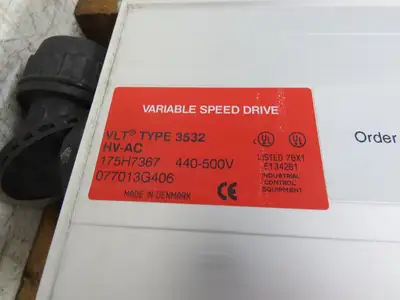 Danfoss VLT 3532 HV-AC Variable Speed Drive VLT 3500 440-500VAC 3Ph