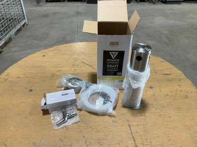 Used KOMOS KG4089 STAINLESS STEEL DRAFT TOWER DOUBLE TAP Beer Equipment Michigan US | Miedema Asset Management Group #1761544