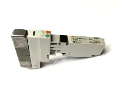 USED SMC PNEUMATIC SOLENOID VALVE 5-PORT 24VDC