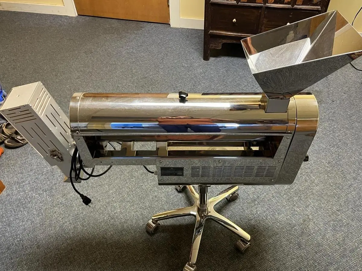 Used Capsule Polisher Model HSLC100 with Empty Capsule Eliminator