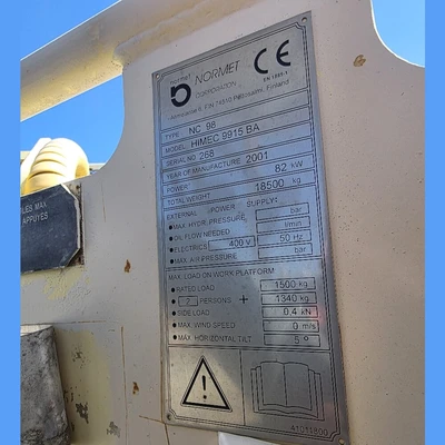 USED 2001 NORMET CORPORATION HIMEC 9915 BA
