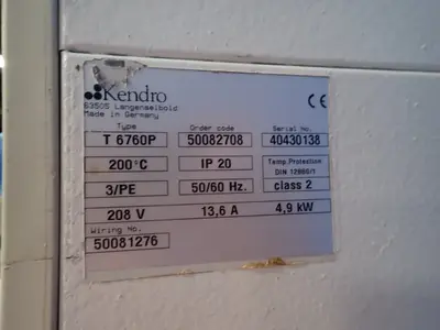 USED KENDRO T6760P