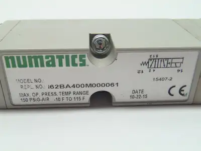 Numatics i62BA400M000061 Pneumatic Valve - ISO 15407-2 26mm