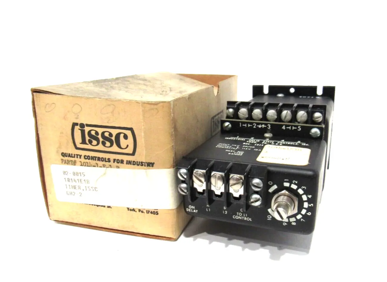 NEW ISSC 1014-1-E-1-B TIME DELAY RELAY 10141E1B