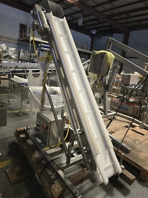USED CUSTOM STAINLESS Transfer Conveyor