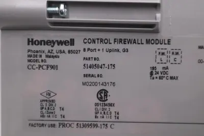 New In Box HONEYWELL CC-PCF901 Control Firewall Module 51405047-175 STOCK G194A