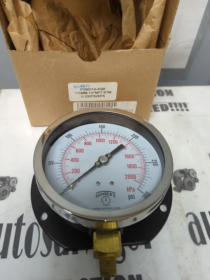 New | in-Stock WINTERS P3S6014-45BF Universal Pressure Meters Ohio US | Surplus Asset Holdings #1234419