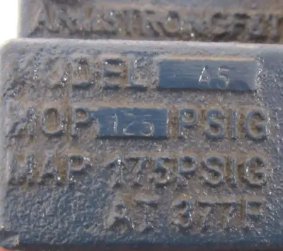 NEW ARMSTRONG A5 STEAM TRAP 1-1/4" 125PSI