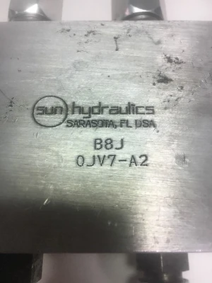 USED Sun Hydraulics 0JV7-A2
