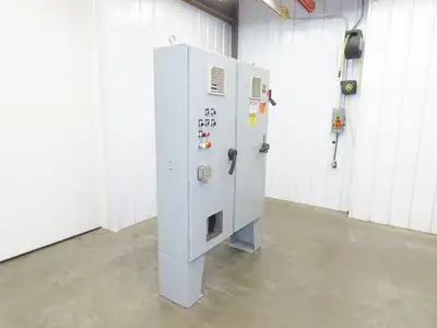 Hoffman Electrical Enclosure Control Panel 60x49x12" JIC 30A Breaker A60X4912