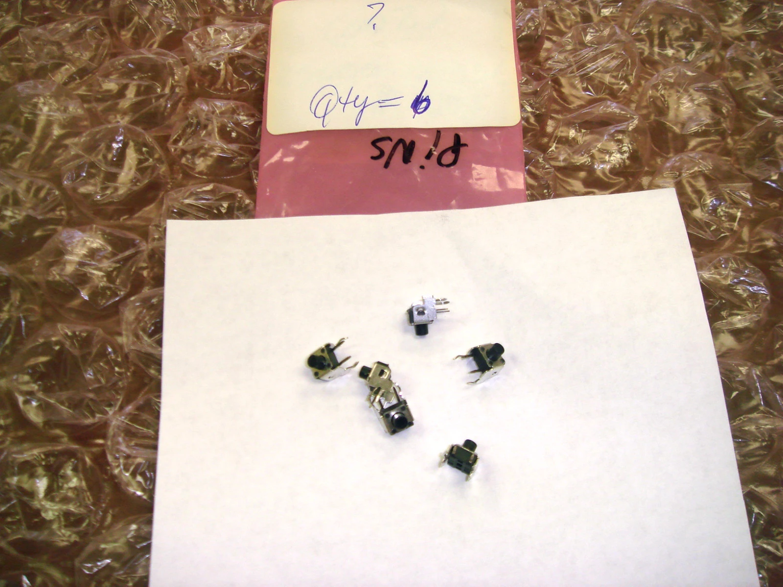 Miniature 4-pin New Single Pull Throw Switches (Qty 6)