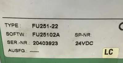USED PHOENIX CONTACT FU251-22