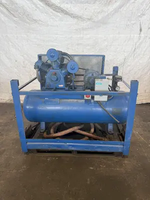 10 HP U.S. ELECTRIC PISTON TYPE AIR COMPRESSOR. STOCK # 0993525