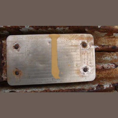 Toshiba High Efficiency 60 HP Electric Motor