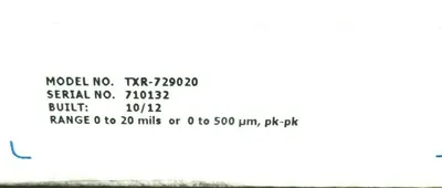 NEW METRIX TXR -729020 PROXIMITY SENSOR TXR729020