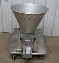 142-1184 Practical Baker Electric Sugar Flour Bakery Material  Sifter w/ Hopper