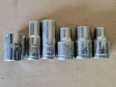 Assorted Socket Set, 3-/8" to 1-1/2", 10-24 mm, 58 pc