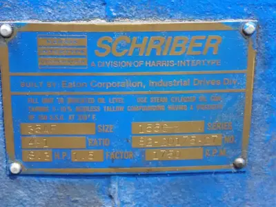 Schriber Gear Reducer