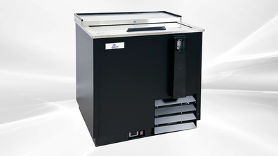 171-0240 36" Self Contained Back Bar Beer Bottle Cooler