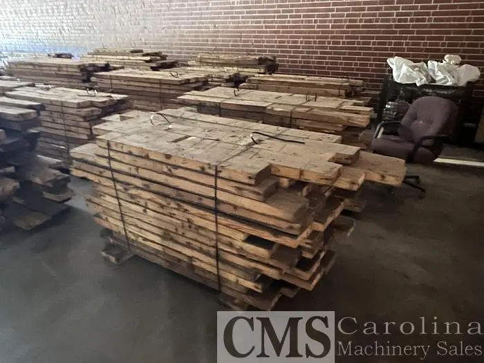 Used WOOD BEAMS FROM OLD MILL Commercial Materials & Supplies North Carolina US | CAROLINA MACHINERY SALES #423195