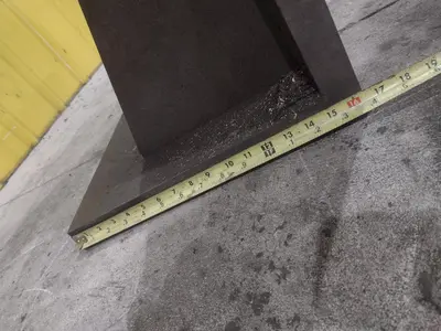18" X 30" X 1.5" THICK ANGLE PLATE: STOCK #23575